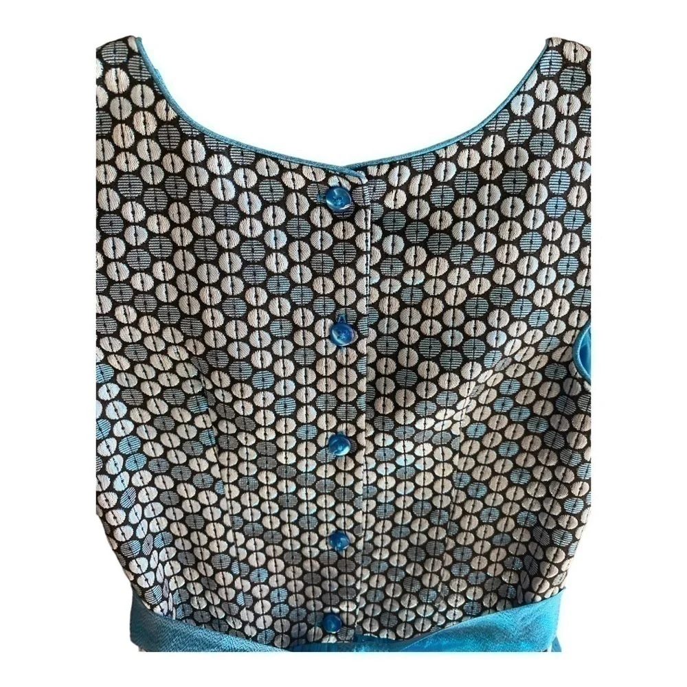NWOT-JONA MICHELLE-BLUE SHIMMER DRESS-SIZE 7